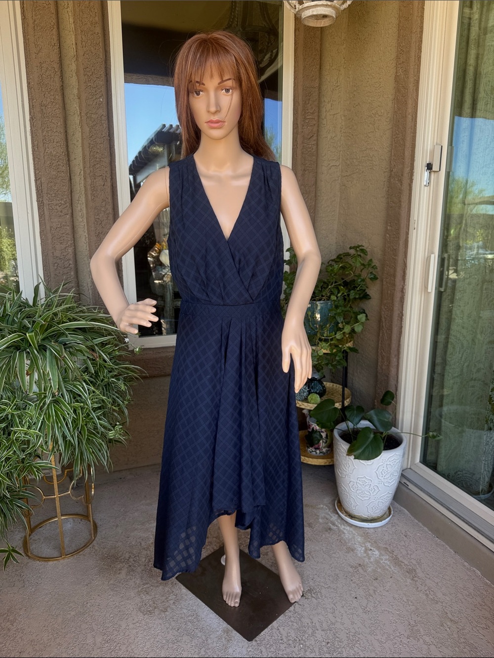 Tommy Hilfigure  Elegant High Lo Navy Dress
